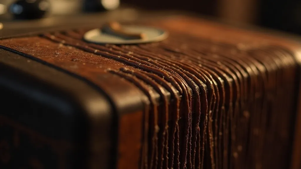 Vintage accordion bellows
