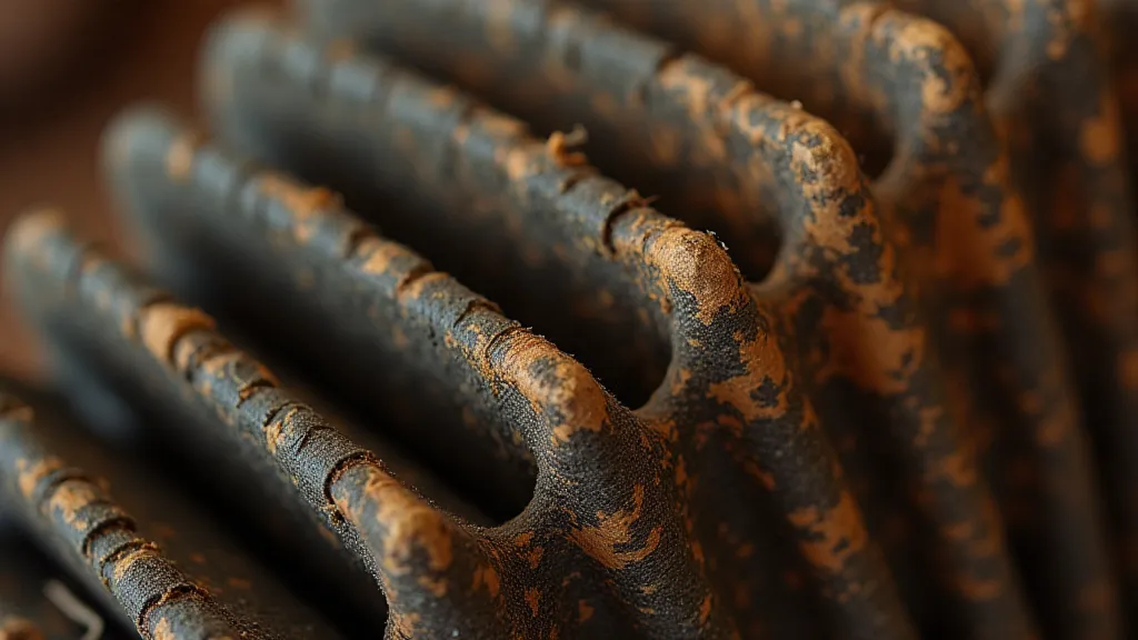 Weathered accordion bellows