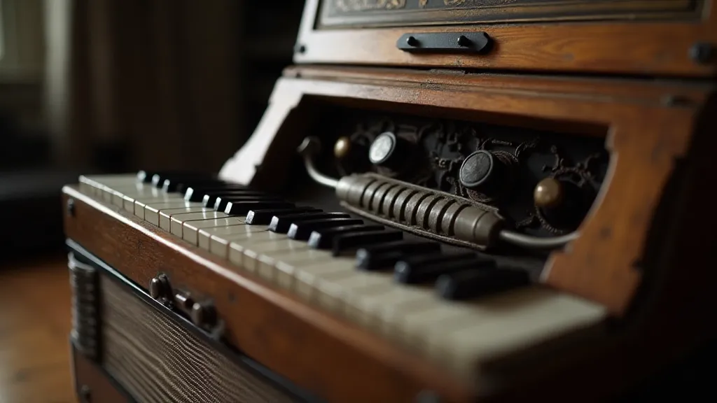 Restored antique accordion