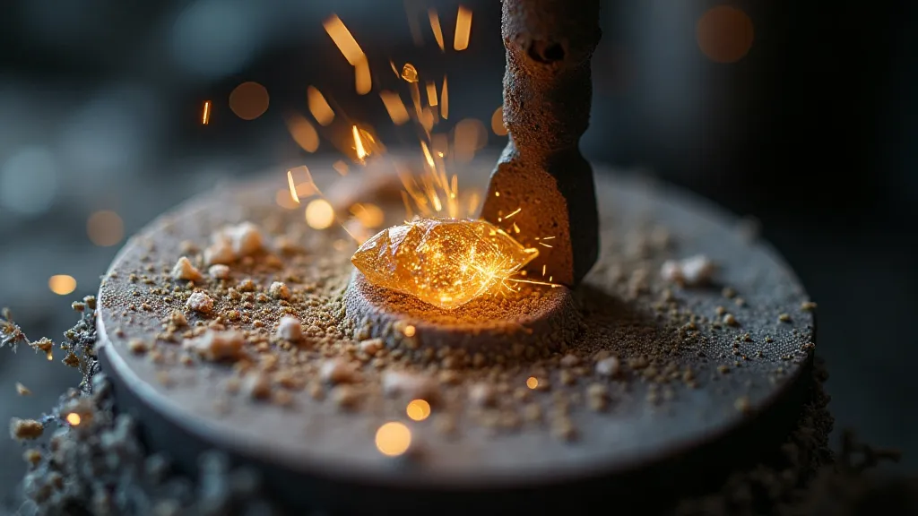Diamond cutting wheel action