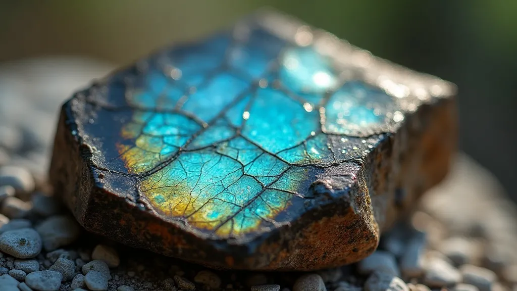 Labradorite iridescence