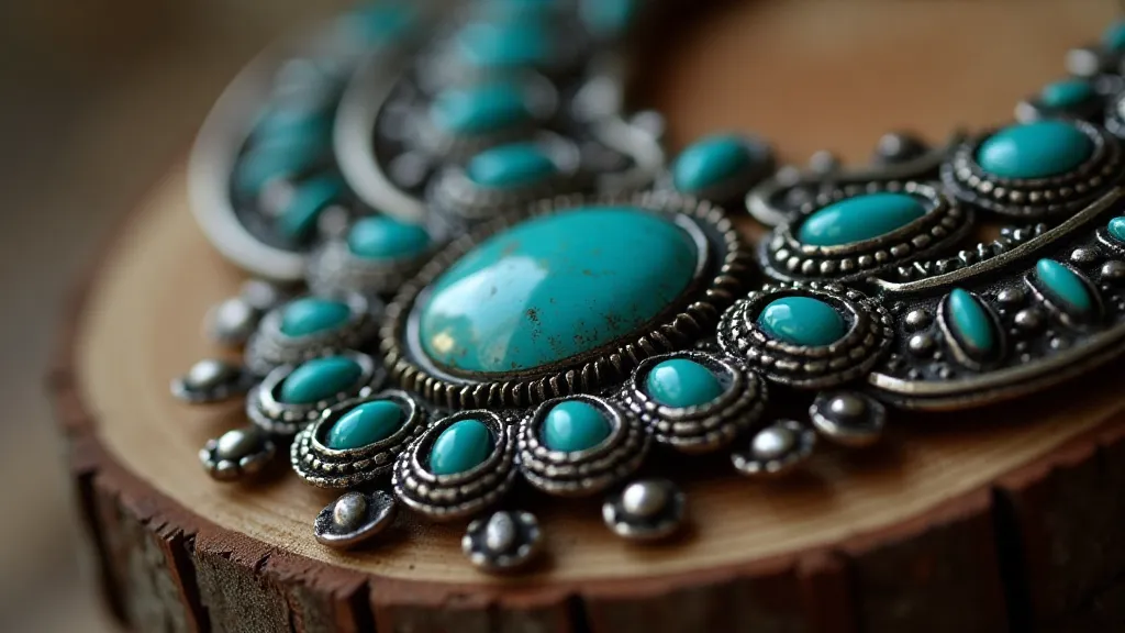 Antique Navajo Turquoise Necklace