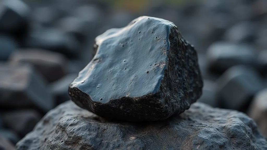 Rough piece of obsidian